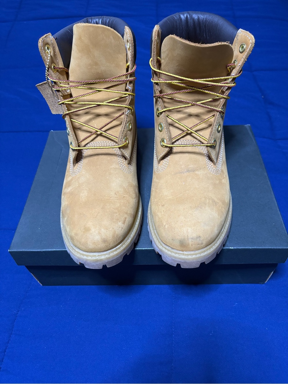 Wheat Timberland Premium 6-Inch Men’s Boots Size 9.5
